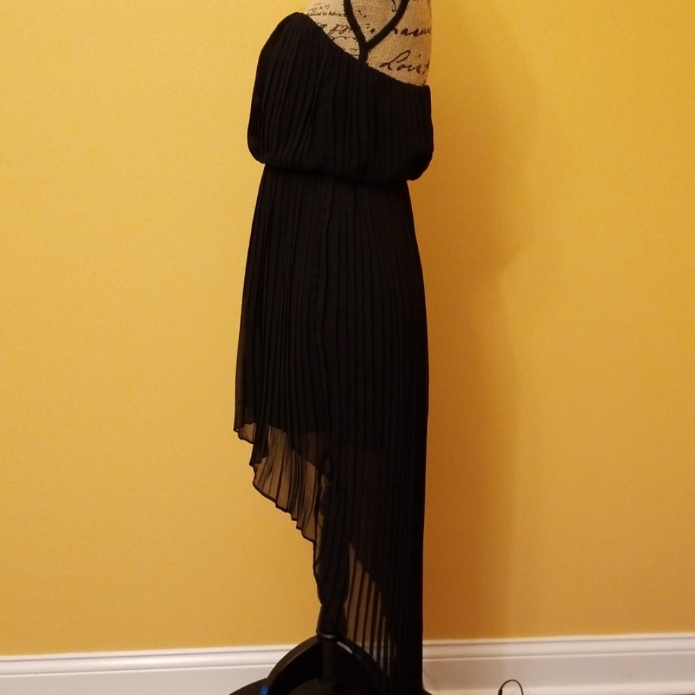 Bcbgeneration Strapless Low High Black Sheer P136 - image 3